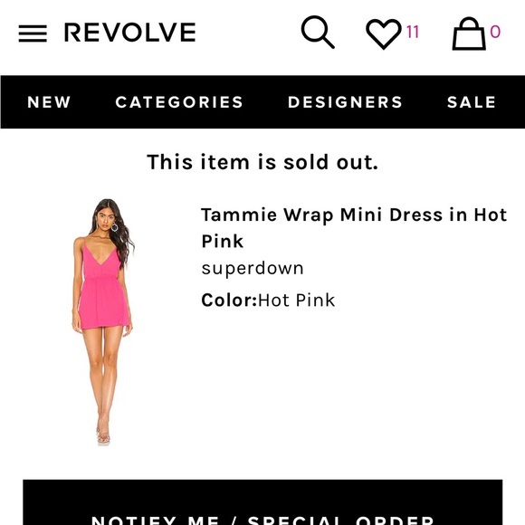 Revolve hot pink mini dress - Picture 2 of 13